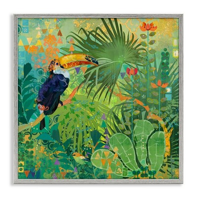 Stupell Industries Toucan Rainforest Nature, 24" x 24"