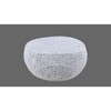 NicBex Modern 20" Round Aluminium Coffee Table with Hollow Design for Living Room and Bedroom - 3 of 4