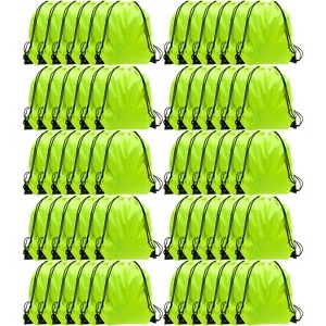 Waterproof Drawstring Backpack Bulk, Nylon Cinch Bags in 10 Colors for School, Gym, Sports - 1 of 4