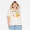 Women's Morning Matcha Short Sleeve Graphic T-Shirt - Off-White - 2 of 3