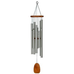 Woodstock Wind Chimes Signature Collection  Magical Mystery Chimes Silver Wind Chime - 1 of 4