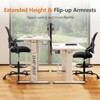 VYNXARIA Ergonomic Drafting Tall Office Chair with Flip-Up Armrests - 3 of 4
