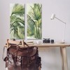 Stupell Industries Swaying Green Palms, 13" x 30" - 2 of 4
