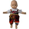 Doll Clothes Superstore Firefighter Print Doll Outfit for 14–15" Baby Dolls – Unisex Design for Boys & Girls - 2 of 4