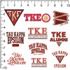 Tau Kappa Epsilon Variety 100Ct Sticker Pack Miscellaneous 100 Ct. Sticker Pack - 2 of 4