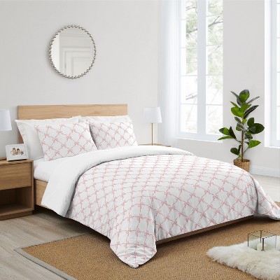 Sweet Jojo Designs Girl Full/Queen Comforter Bedding Set Ballerina and Ballet Bows Pink and White 3pc — фото 2