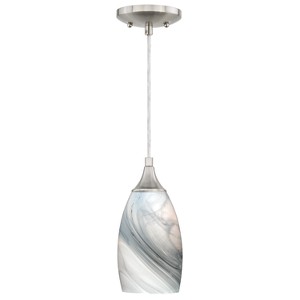 VAXCEL Milano Mini Pendant Ceiling Art Glass Shade - 1 of 4