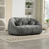 64"W 2-Seater Bean Bag Sofa Lazy Sofa Bean Bag Chair Couch  Accent Floor Soft Lounge Chair Loveseat-ModernLuxe - 2 of 4