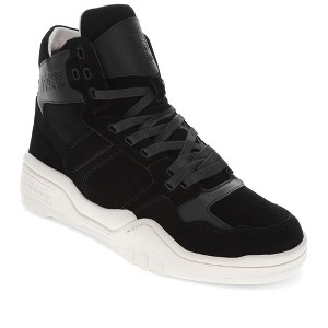 PONY Mens M110 Lux Genuine Leather and Suede Premium Lace Up Athletic Sneaker Shoe - 1 of 4