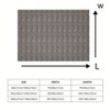 Nasitip Washable Rug,Low-Pile Foldable Carpet,Mid-Century Non-Shedding,Floor Cover for Living Room Dining Room Bedroom Office - 3 of 4