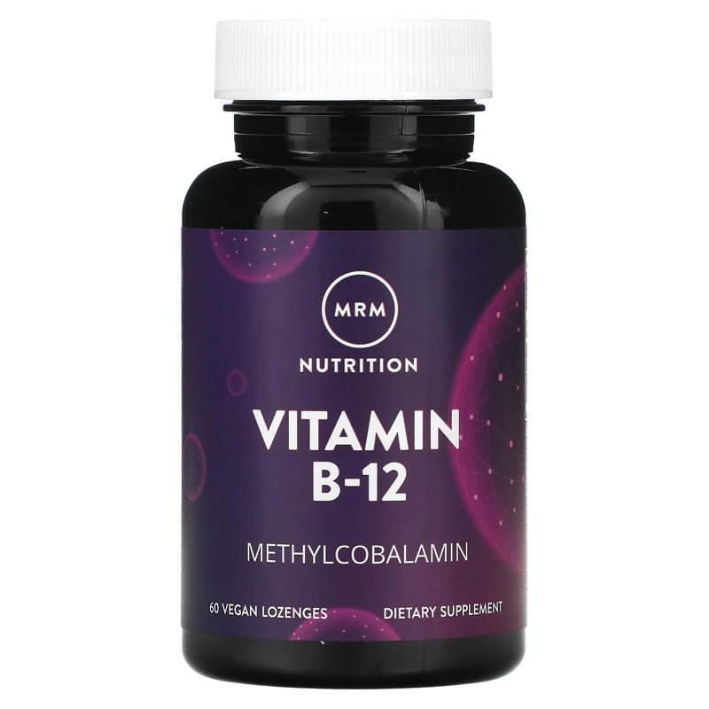 MRM Nutrition Vitamin B-12, 60 Vegan Lozenges, 1 of 3