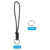 Unique Bargains Braided Wrist Strap Key Whistle Wallet Badge Lanyards 8.3" with Spring O Rings - 3 of 4
