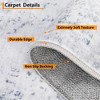 Modern Abstract Rug Washable Rugs Non Slip Stain Resistant Modern Abstract Throw Carpet - 4 of 4