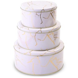 Christmas Robins Cake Biscuit Storage Tins 3 Sizes Baking Storage Container
