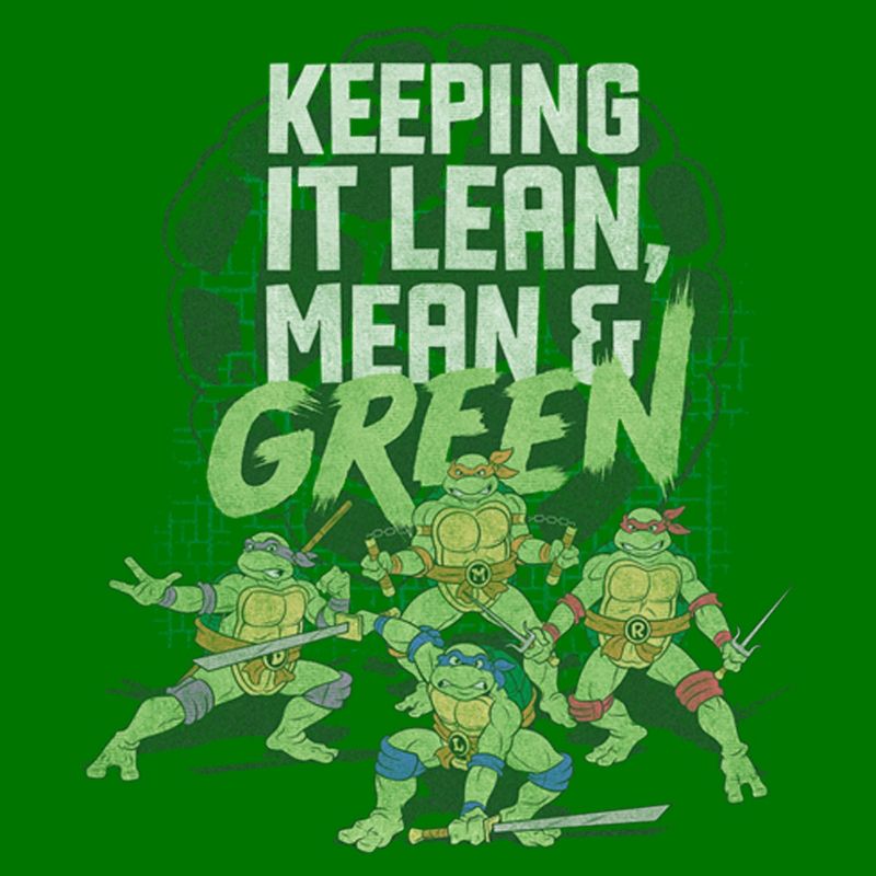 Men's Teenage Mutant Ninja Turtles Keeping It Lean, Mean, and Green T-Shirt, 2 of 6