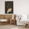 Stupell Industries Trick Or Treat Skeleton Hand Floating Frame Canvas Art, Brown, 21" x 31" - 3 of 4