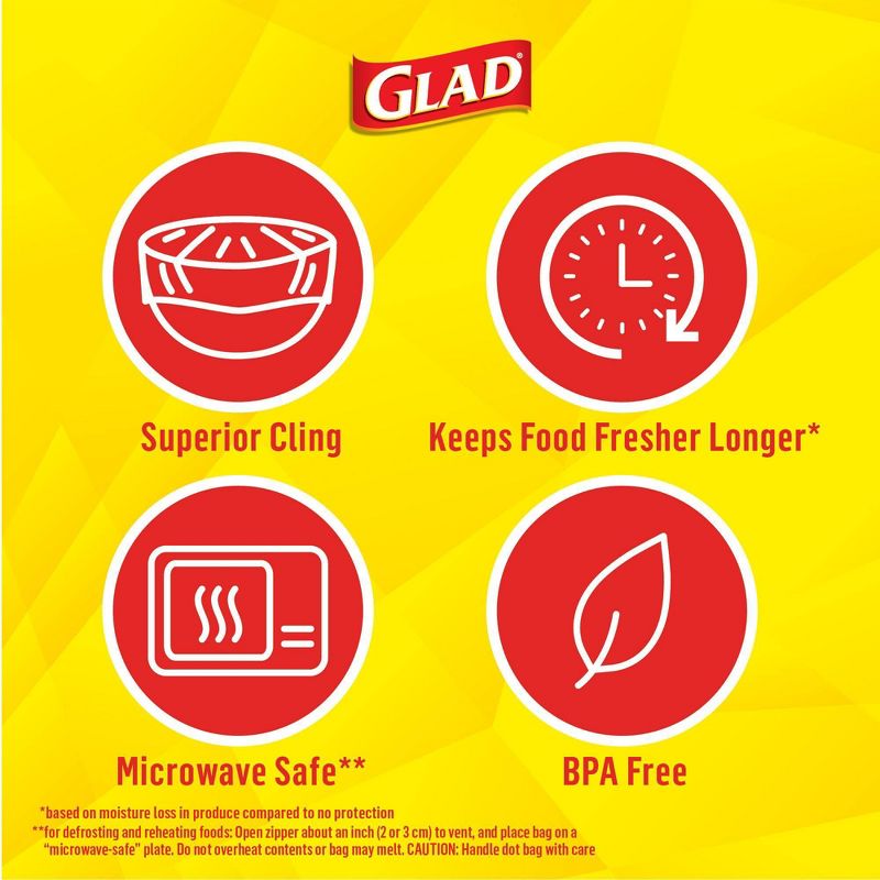 Glad Cling Wrap - 300 sq ft, 4 of 12