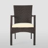 Marconi 7pc Acacia Wood Dining Set with Wicker Chairs & Cushions - Christopher Knight Home - 4 of 4