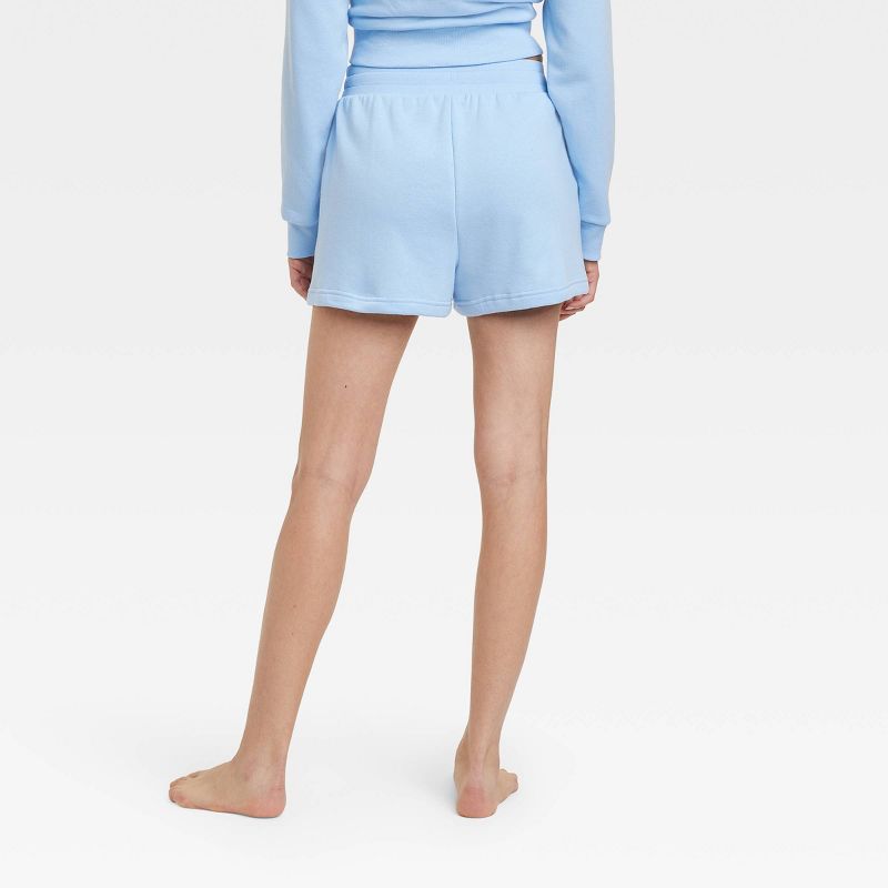 Women's Fleece Lounge Shorts - Colsie™, 3 of 6