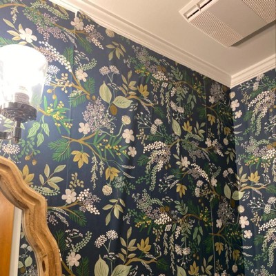 Rifle Paper Co. Juniper Forest Peel And Stick Wallpaper Evergreen : Target