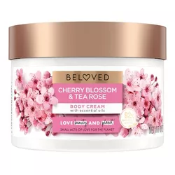 Beloved Cherry Blossom & Tea Rose Body Cream - 10oz