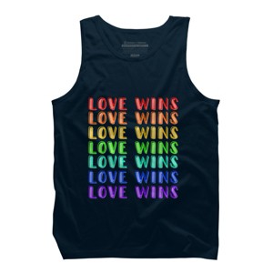 Adult Design By Humans Humans Love Wins Pride Repeat By CNTT668 Tank Top - 1 of 2