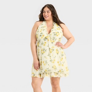 Women's Chiffon Layered Mini A-Line Dress - Wild Fable™ - 1 of 3