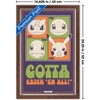 Trends International Pokemon: Groovy Vibes - Gotta Catch 'Em All! Framed Wall Poster Prints - 3 of 4