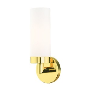 Livex Lighting Aero 1 - Light Sconce in  Polished Brass - 1 of 1