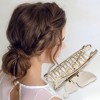 Unique Bargains Women's Elegant Butterfly Hair Clips 4.33"x2.72"x2.05" 1 Pc - 2 of 3