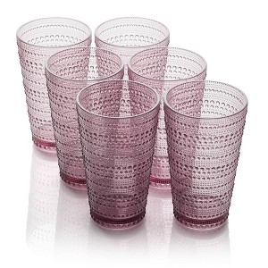 Certified International (Set of 6) 22oz Acrylic Ice Tea Glasses Santa Fe - 1 of 4