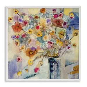 Stupell Industries Chaotic Flowers Line Drawing, 17" x 17" - 1 of 4