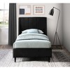 Meridian Furniture,Eva Velvet Bed - 3 of 4