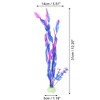 Unique Bargains Plastic Artificial Water Plants Aquarium Decorations Grass Purple 12.2" Height 1 Pc - 4 of 4