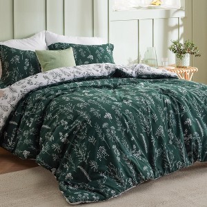 BAGOKIE Bedding Set with Comforter and Pillow Sham for All Season - 1 of 4