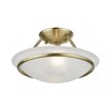 Livex Lighting Newburgh 2 - Light Semi-Flush Mount in  Antique Brass - 4 of 4