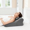 FONTOI Multi-Functional Bed Pillow Ergonomic Spinal Posture Support for Comfort and Relaxation Ideal for Reading and Resting Bedroom, 14.1"*9"*23.6" - 2 of 4