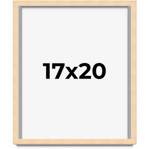 PosterPalooza | Classic Modern Yellow Picture Frame - UV Acrylic, Foam Board Backing, Hanging Hardware - 1 of 4