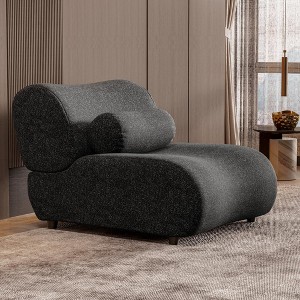 Modular Sofa with Chenille Fabric Sectional Couch with Hidden Legs  for Living Rooms, Large Se - 1 of 4