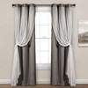Lush Decor Sheer Grommet Insulated Blackout Window Curtain Panel Set - 3 of 4