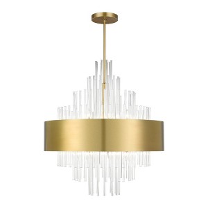 Livex Lighting Orenburg 14 - Light Pendant in  Natural Brass - 1 of 1