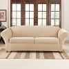 3pc Stretch Pique Sofa Slipcovers - Sure Fit - image 2 of 3