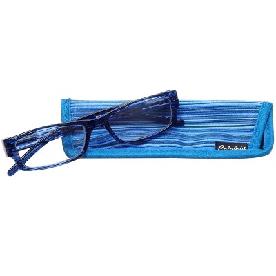 Calabria 757 Reading Glasses with Striped Designs & Matching Case