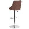 Emma and Oliver Contemporary Adjustable Height Barstool - 3 of 4