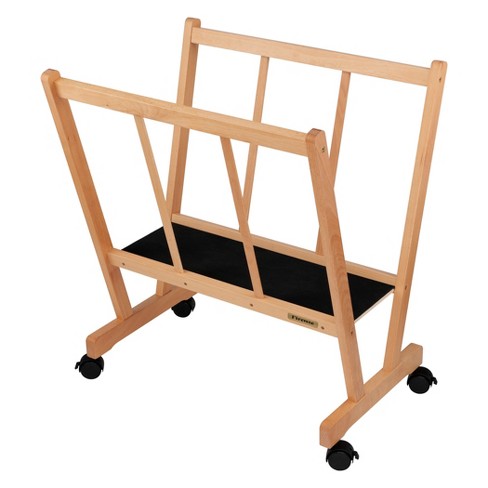 Creative Mark Firenze Wood Large Print Rack With Castors - Perfect For  Display Of Canvas, Art, Prints, Panels, Posters, Art Gallery Shows, Storage  : Target