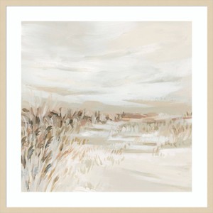 Amanti Art Dune Grasses and Beach by June Erica Vess Wood Framed Wall Art Print - 1 of 4