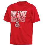 NCAA Ohio State Buckeyes Boys' Poly Short Sleeve T-Shirt