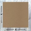 Hamilco Brown Colored Kraft Cardstock Scrapbook Paper 8x8 Heavy Weight 80 lb Cover – 50 Pack - 3 of 4
