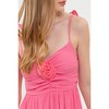 August Sky Women's Rosette Sweetheart Midi Dress - 4 of 4
