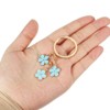 Unique Bargains Cute Flower Women Gifts Pendant Keychain for Purse Decor - 3 of 4